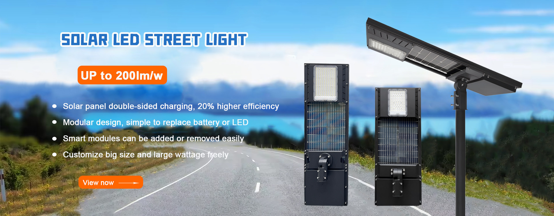 Kualitas Semua dalam satu lampu jalan surya pabrik