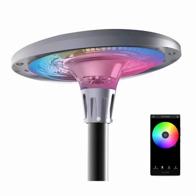 Rumah 1200w RGB Lampu Taman Surya Patio Lampu Jalan Taman Surya
