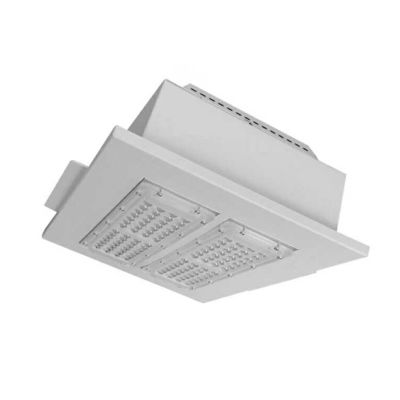 Lampu Kanopi LED SPBU Pembuangan Panas yang Efisien 100W 150W 200W dengan Output Lumen Tinggi 140lm/W