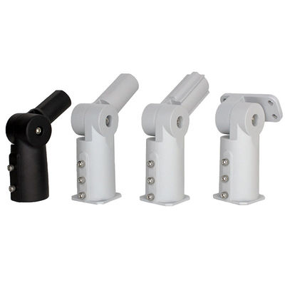 Adaptor lampu jalan LED logam yang dapat diputar Lampu lampu jalan tiang surya