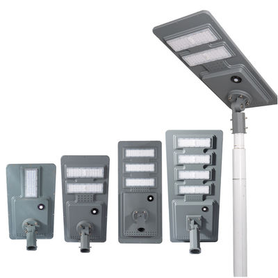 Lampu jalan panel surya pintar Ip65 3200lm Lampu jalan surya LED