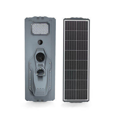 Kecerahan Tinggi 5050 LED Panel Surya Lampu Jalan dengan Kamera 100W 200W 300W 400W 500W dengan 75Ah Lithium Iron Phosphate Battery