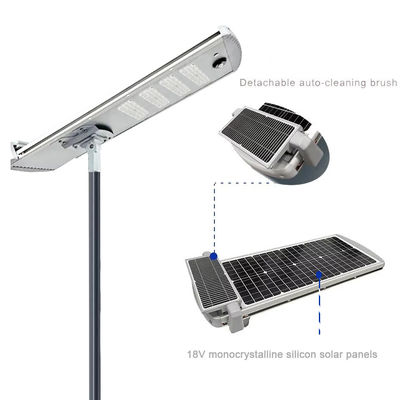8 Meter LED Smart Solar Street Garden Light Outdoor Ip65 Self Clean Otomatis Bersih