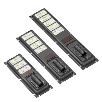 Lampu Jalan Tenaga Surya Sensor Gerak 6m dengan LED All-in-One untuk Penerangan Taman Rumah