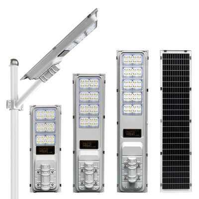 Lampu Jalan Tenaga Surya Modern All-in-One LED IP65 Baterai Lithium 60AH untuk Luar Ruangan