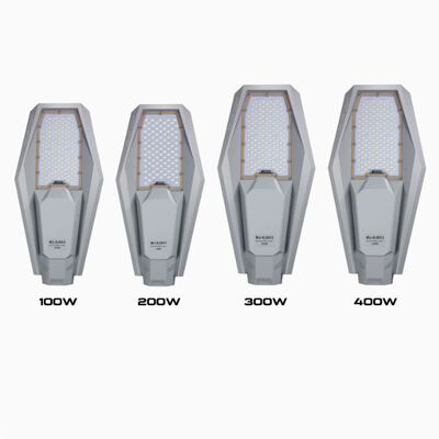 Lampu LED Jalan Bertenaga Panel Surya Tahan Air IP65 Pencahayaan Luar Ruangan Lampu Jalan